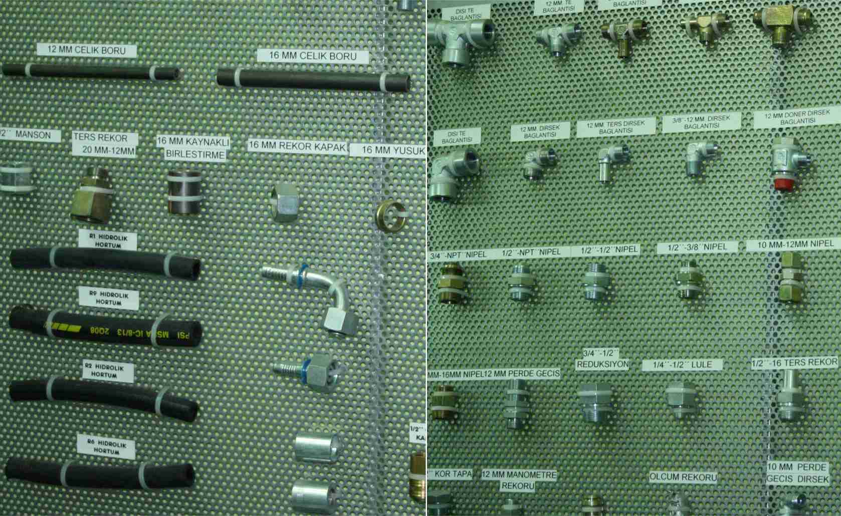 BAĞLANTI ELEMANLARI DUVAR PANOSU Modül Teknik Kurumsal